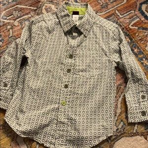 Toddler boy button down